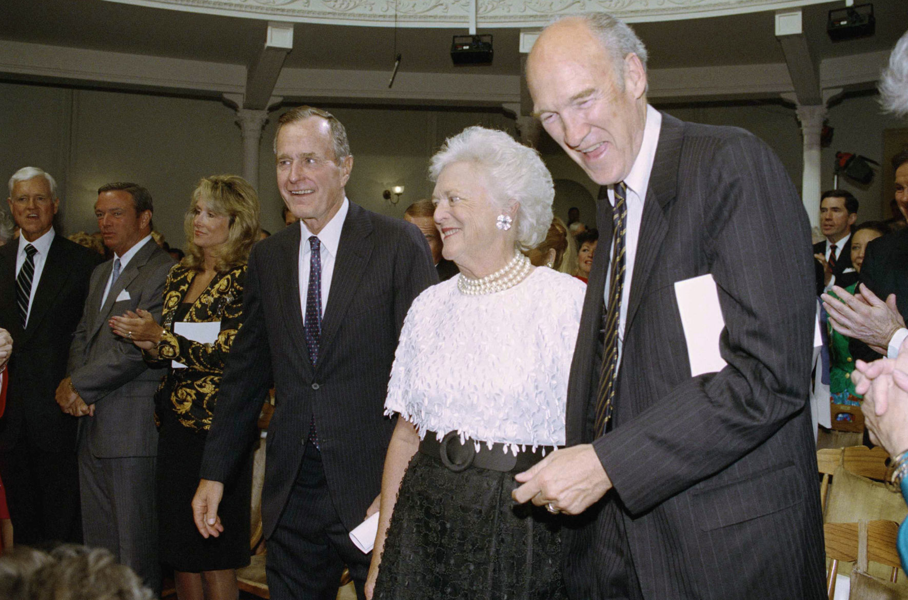 George Bush and Sen. Alan Simpson